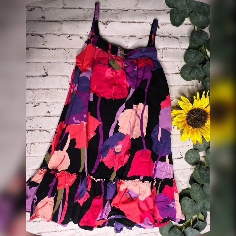 Gap Kids Girls Floral Dress 6/7 6 7 Back To School Picture Day